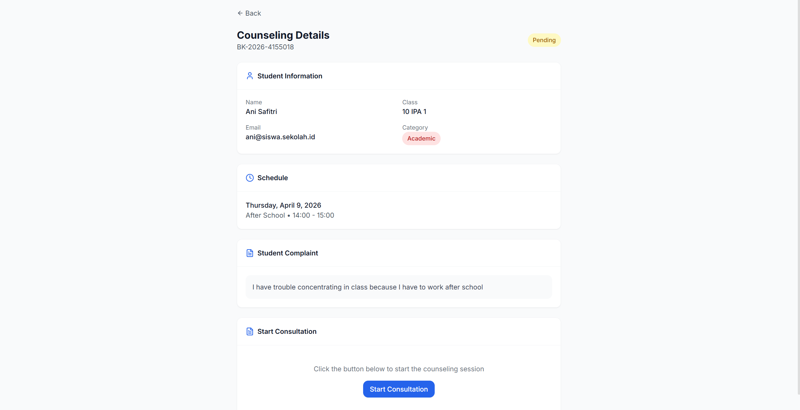 BK-Connect Screenshot 2